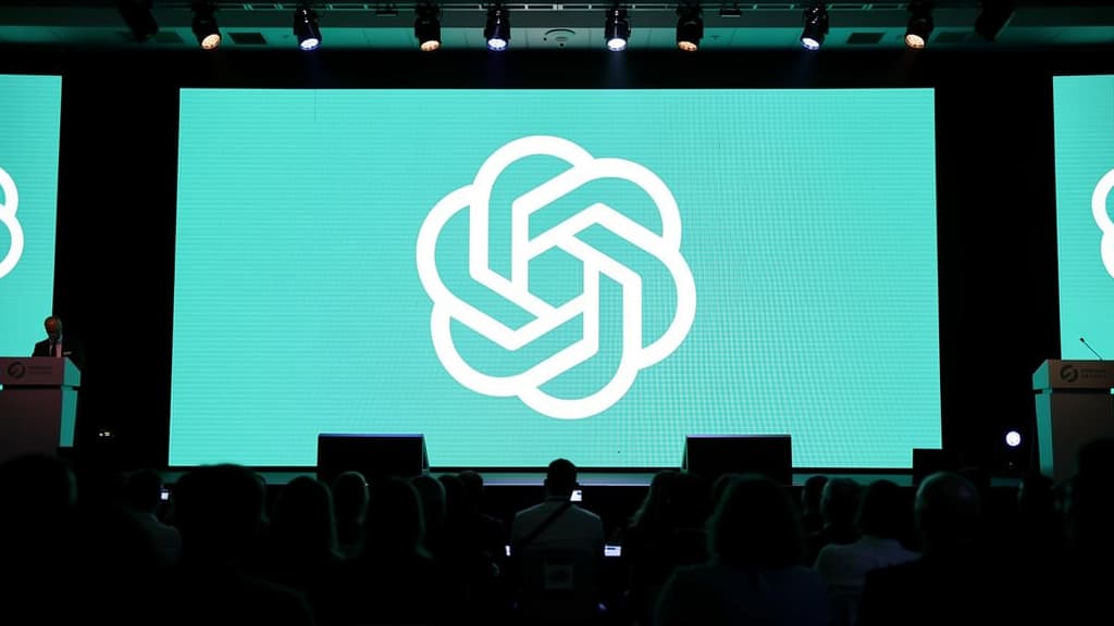 OpenAI on conference stage